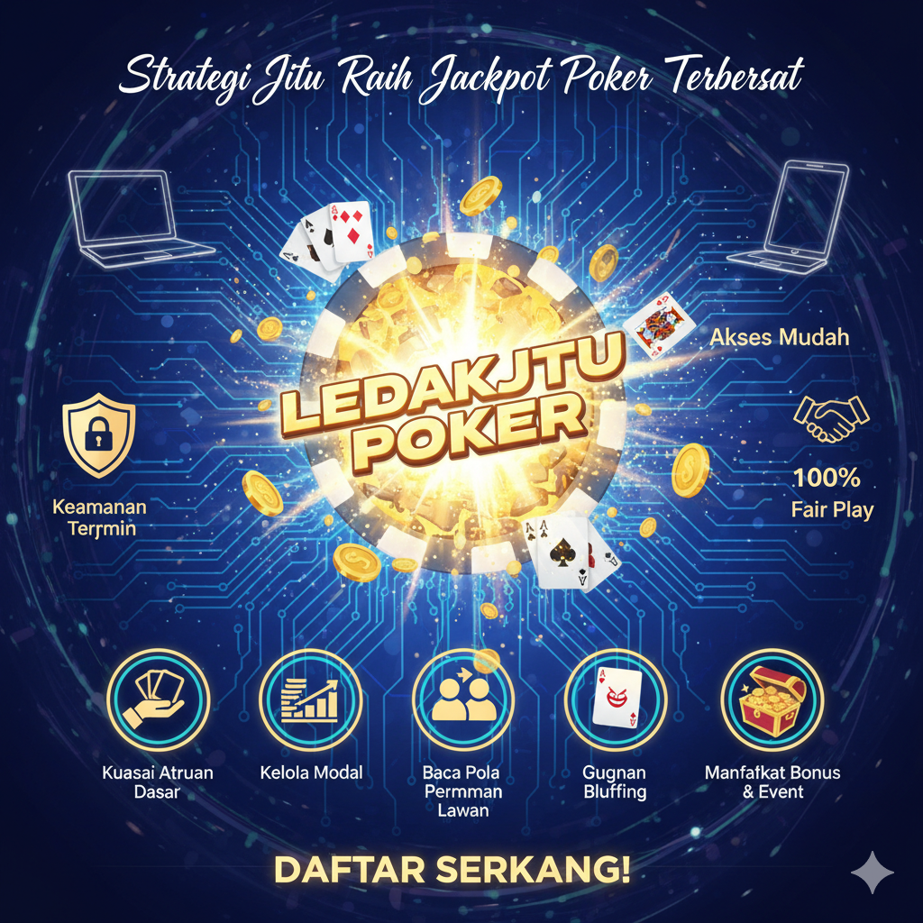 LEDAKJITU POKER – Strategi Jitu Raih Jackpot Poker Terbesar